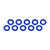 Ultimate Racing ALUMINUM SHIM (3X6X0.5MM) (10PCS)