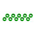 Ultimate Racing ALUMINUM SHIM (3X6X2MM) Green (10PCS)