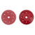 Ultimate Racing 16mm Conical Shock Pistons (Red) (8X1.2MM) (2pcs)