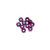Ultimate Racing 3mm Aluminum Nylock Nut (Purple) (10pcs) (UR1502-P)