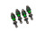 Traxxas Green Aluminum Mini GTR Short Shocks (4)