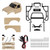 INJORA IR60-24 Pickup Hard Body for 1/24 SCX24 (Sand Taupe)