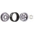 INJORA 1.0" 6-Spoke Wheels for Micro Crawlers (Grey) (W1006)