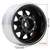 INJORA 1.0" Stamped Steel -3.78mm Offset Wheels for Micro Crawlers (Black) (W1004)