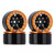 INJORA 1.0" 12-Spokes Wheels for Micro Crawlers (Orange & Black) (W1049)