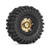 INJORA 1.0" 58*24mm -2.65mm Offset Brass Wheel Set for Micro Crawlers(Black) (4)