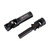 INJORA Steel Front Rear Center Drive Shafts for SCX24 C10 JLU Bronco Base Camp 4Runner (Black)