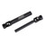 INJORA Steel Front Rear Center Drive Shafts for SCX24 C10 JLU Bronco Base Camp 4Runner (Black)