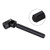 INJORA Steel Front Rear Center Drive Shafts for SCX24 C10 JLU Bronco Base Camp 4Runner (Black)