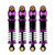 INJORA 40mm Big Bore Oil Shock Absorber for 1/24 SCX24 FCX24M (Purple with Nylon bottom ends)