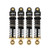 INJORA 40mm Big Bore Oil Shock Absorber for 1/24 SCX24 FCX24M (Black with Brass bottom ends)