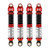 INJORA 59mm Long Threaded Oil Shocks for 1/18 TRX4M Upgrade (Red)