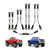 INJORA Stainless Steel High Clearance Links Set for 1/18 TRX4M High Trail K10 F150