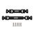 INJORA Black Hardened Steel Drive Shafts for 1/18 TRX4M Defender Bronco (4M-50BK)