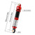 INJORA 53mm Aluminum Threaded Oil Shocks for 1/18 TRX4M (Red)