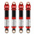 INJORA 53mm Aluminum Threaded Oil Shocks for 1/18 TRX4M (Red)