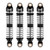 INJORA 53mm Aluminum Threaded Oil Shocks for 1/18 TRX4M (Black)