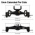 INJORA +5mm Diamond Portal Axles for 1/18 TRX4M (Black)