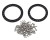 Vanquish Products KMC XD127 Bully 1.9" Beadlock Crawler Wheels (Bronze) (2)