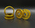 Reefs RC 1.9" SHIELD Aluminum Rock Crawler Beadlock Wheels w/Reef Hubs & Rings (Gold) (2)