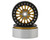 Reefs RC 1.9" SHIELD Aluminum Rock Crawler Beadlock Wheels w/Reef Hubs & Rings (Gold) (2)