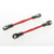 Traxxas 59mm Aluminum Turnbuckle Toe Link (RED) (2) (TRA3139X)