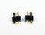 Assault RC Blacked Out High Current Plug (T-Plug) (2) (Male/Device)