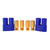Assault RC High Current EC8 Connectors (2) (Female/Battery)