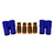 Assault RC High Current EC8 Connectors (2) (Female/Battery)