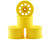 JConcepts 9 Shot 2.2 Dirt Oval Rear Wheels (Yellow) (4) (B6.1/XB2/RB7/YZ2)