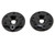 JConcepts Aluminum "Finnisher" Wing Button (Black) (2)