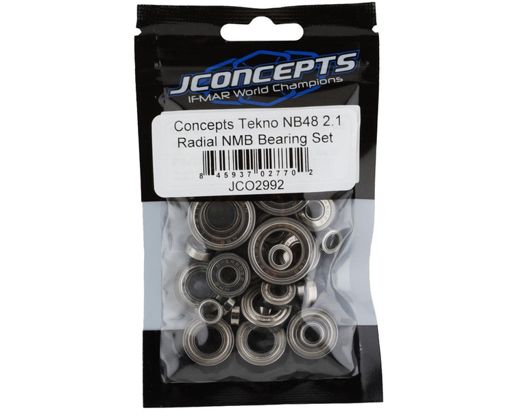 JConcepts Tekno NB48 2.1 Radial NMB Bearing Set (32)