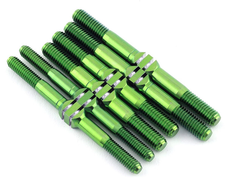 J&T Bearing Co. HB D819 Titanium "Milled" Turnbuckle Kit (Green)
