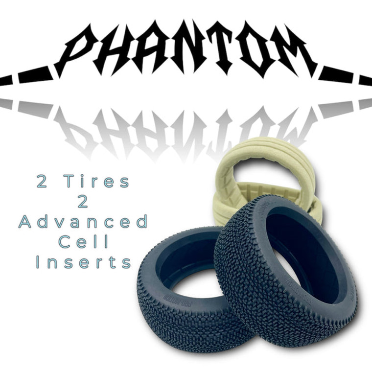 Phantom 1/8 Buggy Tires (2) (Soft)