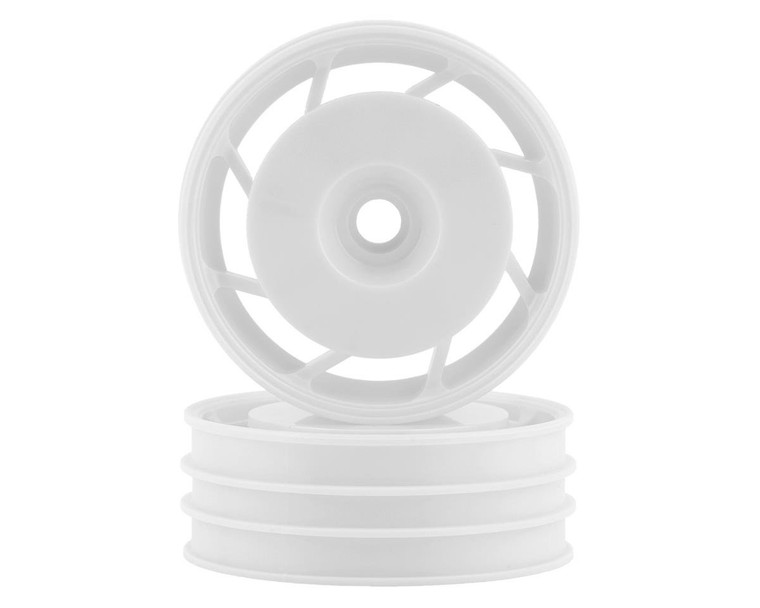 Kyosho Ultima 8D 50mm Front Wheel (White) (2)