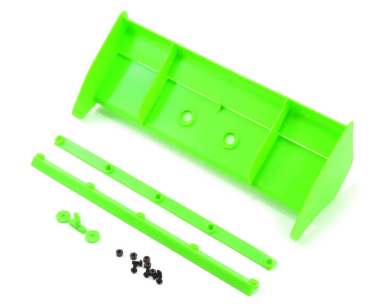 Kyosho MP9 TKI4 1/8 Plastic Wing w/Wickerbills (Green)