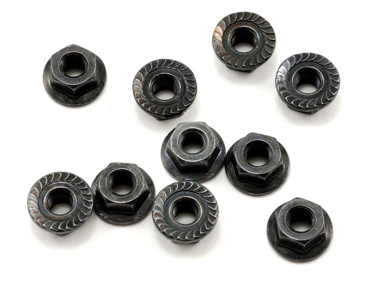 Kyosho 4x4.5mm Steel Flanged Nut (10)
