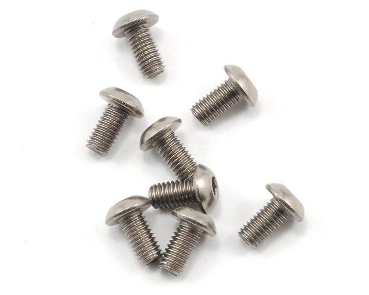 Kyosho 3x6mm Titanium Button Head Hex Screw (8)