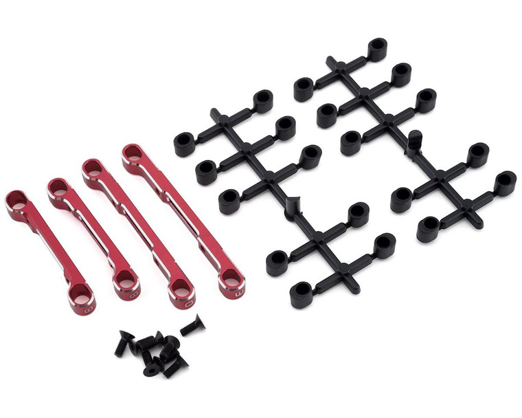 Yokomo YD-2 Adjustable Suspension Mount Set (Red)