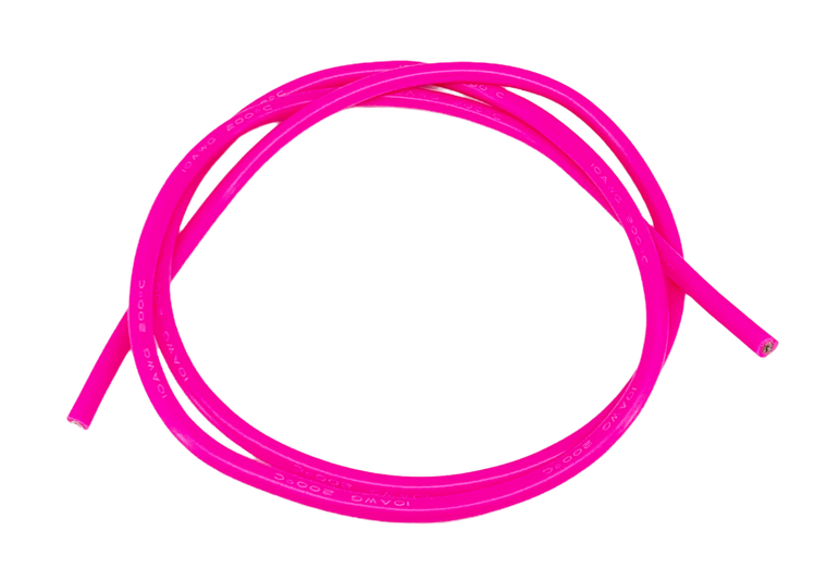 eXcelerate Silicone Wire (Neon Pink) (1 Meter) (10AWG)