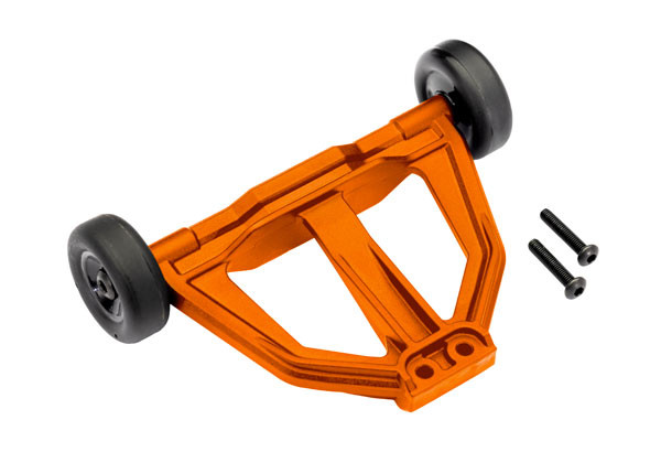 Wheelie bar, orange (assembled)