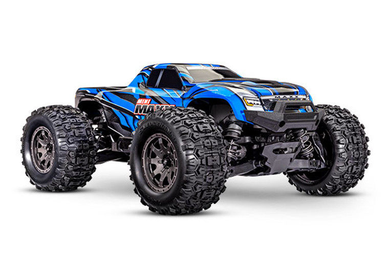 Mini MaxxÆ: 4WD Brushless Electric Monster Truck with TQô 2.4GHz Radio System 107154-1-BLUE
