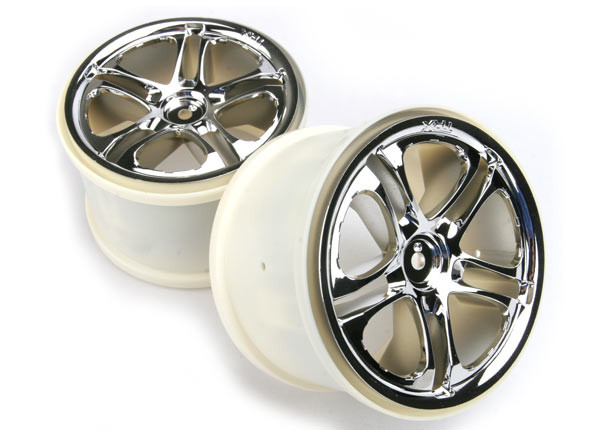 Wheels, SS (split spoke) 3.8" (chrome) (2) (fits RevoÆ/MaxxÆ series)