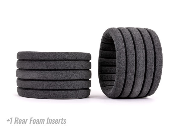 Tire inserts, molded (2) (for #9475 rear tires) (+1 firmness)