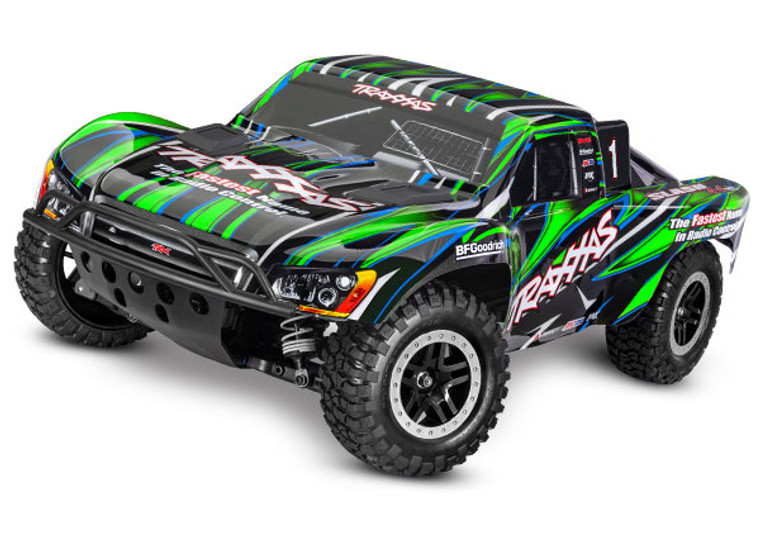 SlashÆ 4X4 VXL EHD: 1/10 Scale 4WD Brushless Short Course Truck with TQiô Traxxas Linkô Enabled 2.4GHz Radio System & Traxxas Stability Management (TSM)Æ 68386-4-GRN