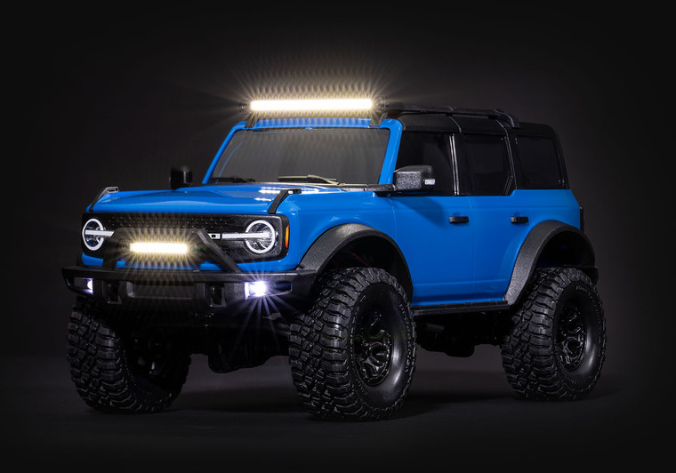 LED light bar kit, TRX-4Mô (includes front light bar, roof light bar, mounts, hardware) (fits #9711 or 9712 bodies)