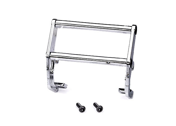 Push bar, bumper, chrome (assembled) (fits #9835 bumper)