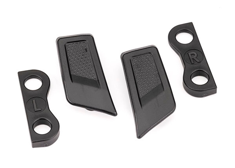 Hood vents (left & right)/ retainers (left & right) (for clipless body mounting) (attaches to #8213 series bodies)