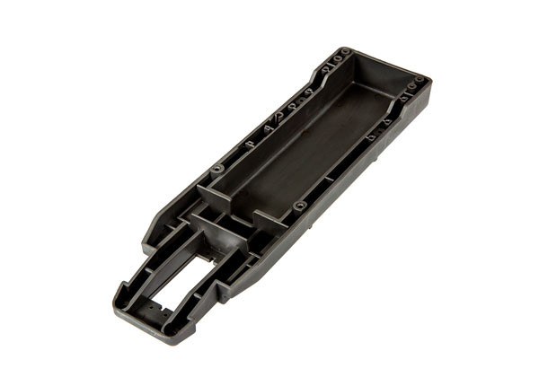 Main chassis (black) (164mm long battery compartment) (fits both flat and hump style battery packs) (use only with #3626R ESC mounting plate)