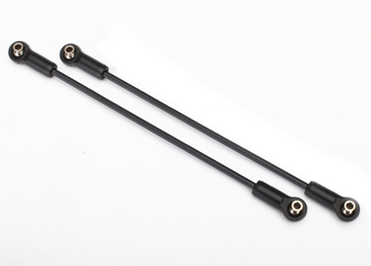 Suspension link, rear (upper) (steel) (4x206mm, center to center) (2) (assembled with hollow balls)